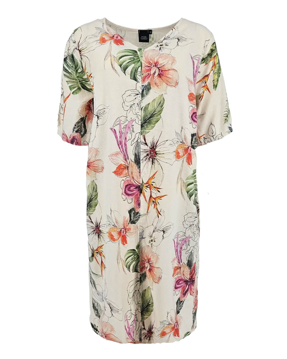 Jurk - Linde Botanisch | Beige