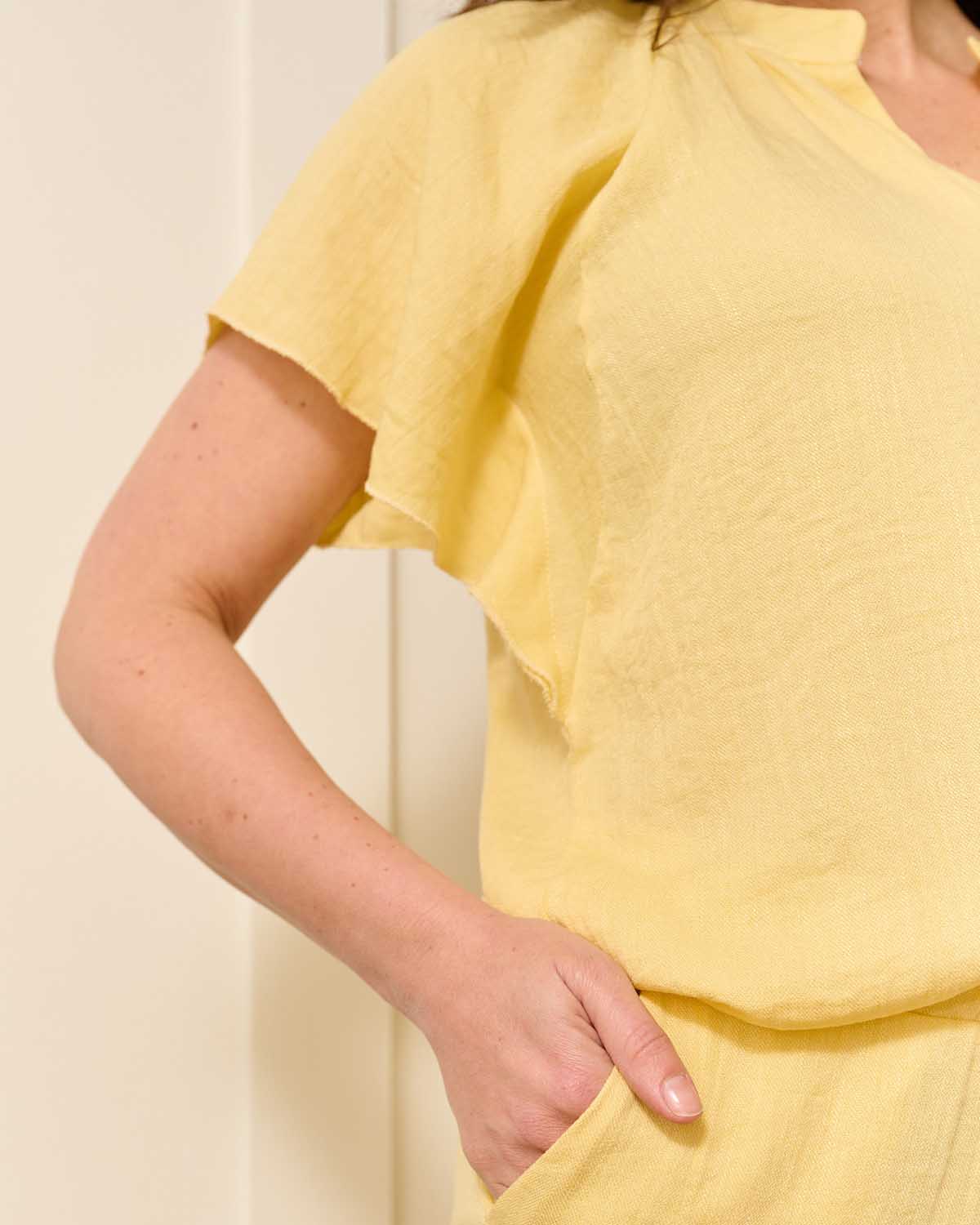 Top - Lotus Uni | Geel