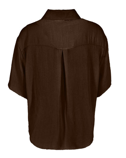 Blouse - Merel Uni | Bruin