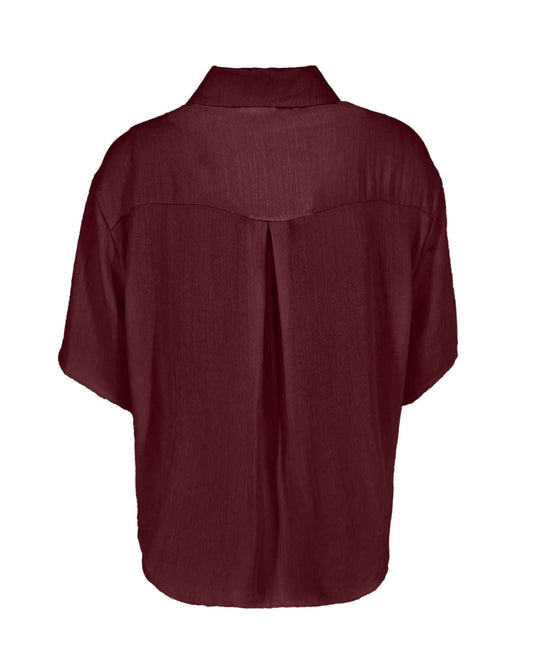 Blouse - Merel Uni | Plum