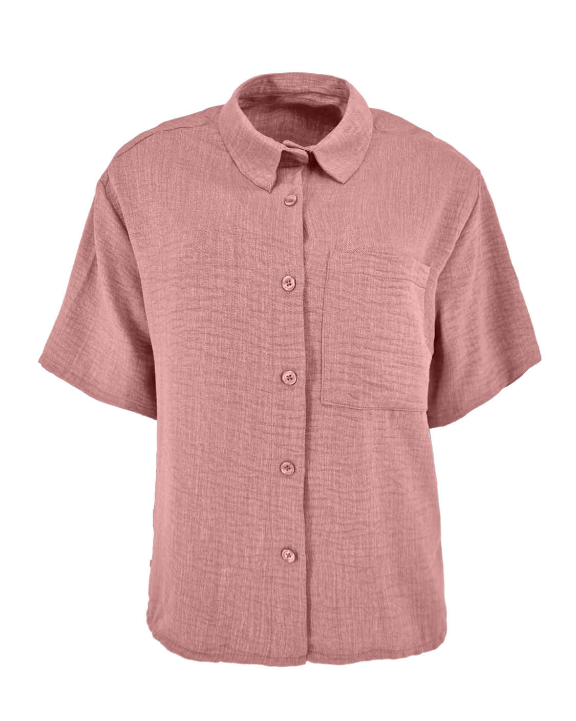 Blouse - Merel Uni | Oud-Roze
