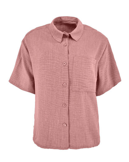 Blouse - Merel Uni | Oud-Roze