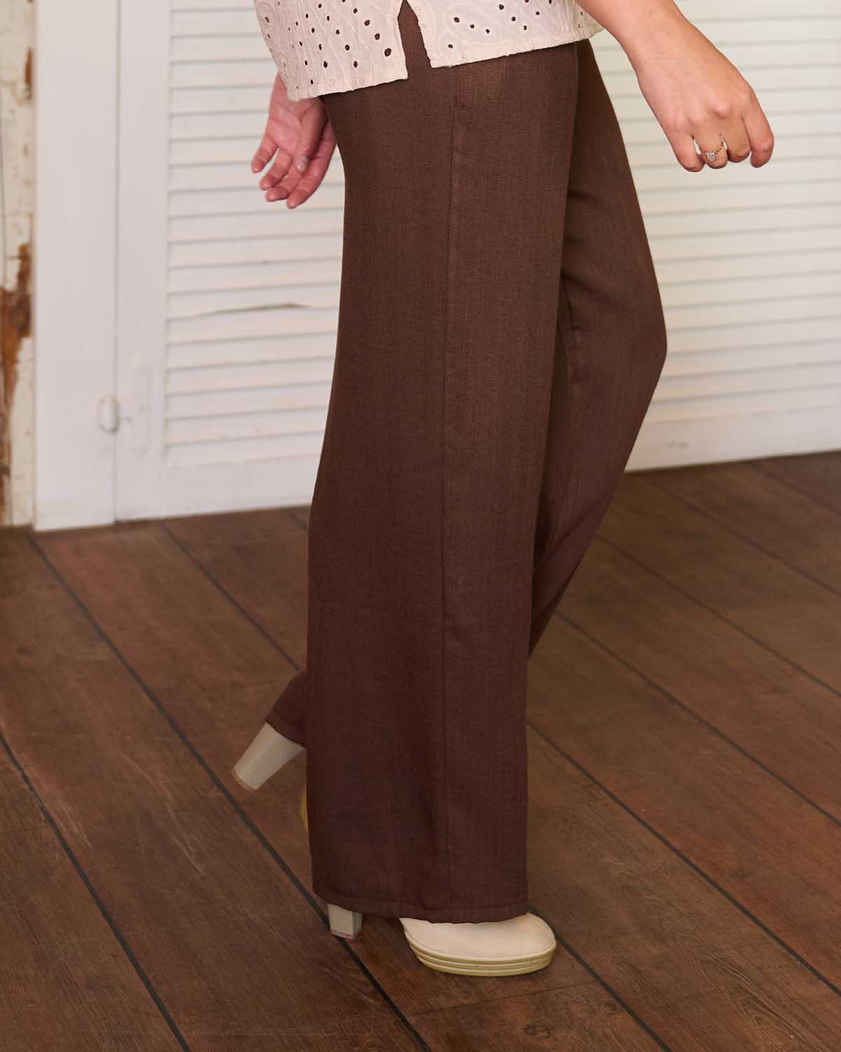 Broek - Fieke Uni | Bruin