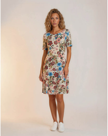 Zomerjurk Aster bloemen EasyTravel kwaliteit