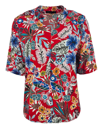 Blouson Doortje rood bloemen Easy Travel