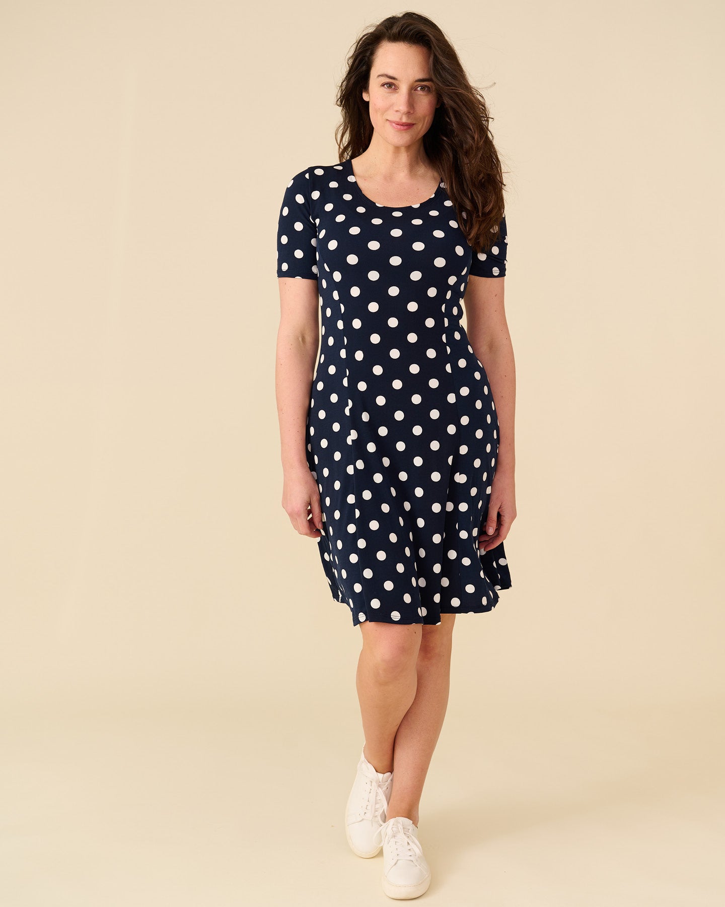 Jurk - Aster Polka-ET | Navy