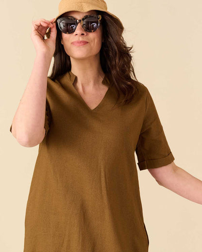 Jurk - Bar Uni | Bruin