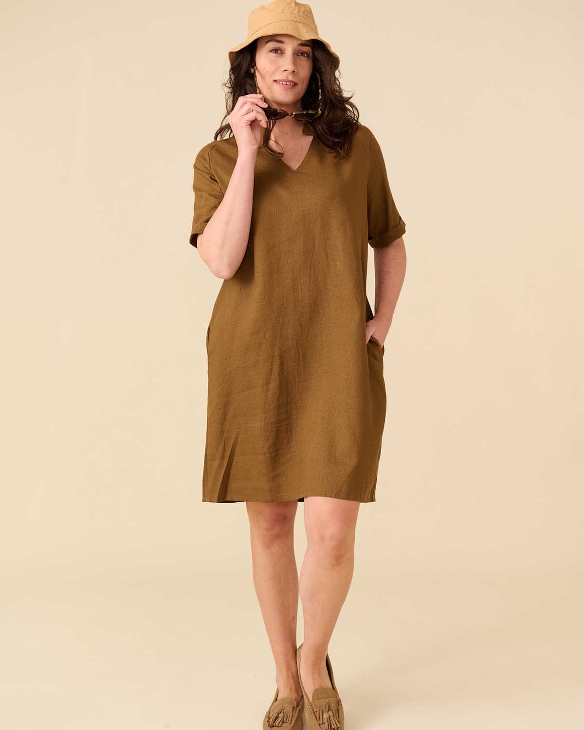 Jurk - Bar Uni | Bruin