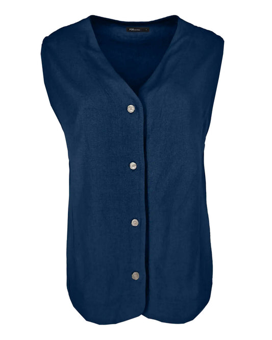 Gilet - Fenna Uni | Inkt Blauw