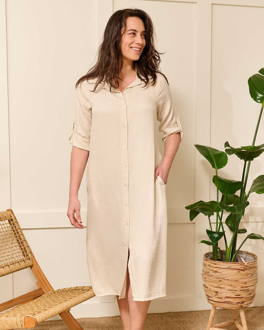 Jurk - Merlina Uni | Beige