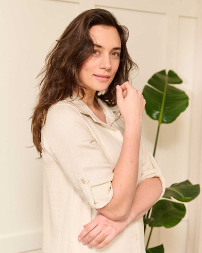Zomerjurk Merlina beige