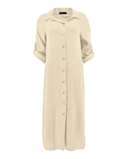 Zomerjurk Merlina beige