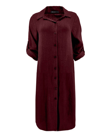 Jurk - Lina Uni | Plum