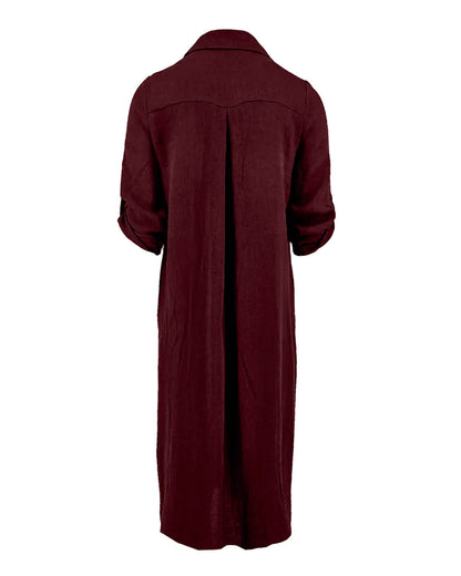 Jurk - Lina Uni | Plum