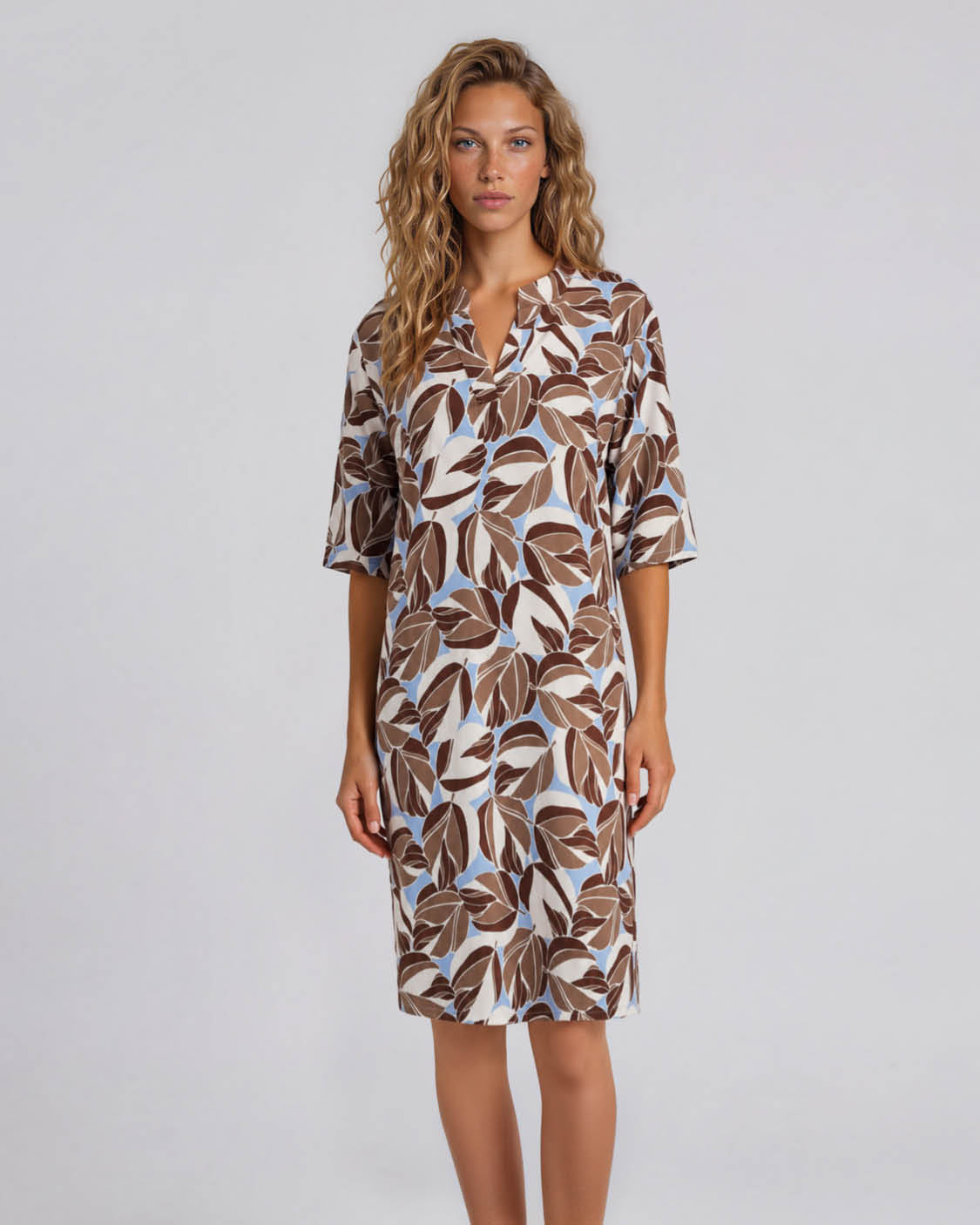 Jurk - Andrien Tulip-ET | Licht-Blauw