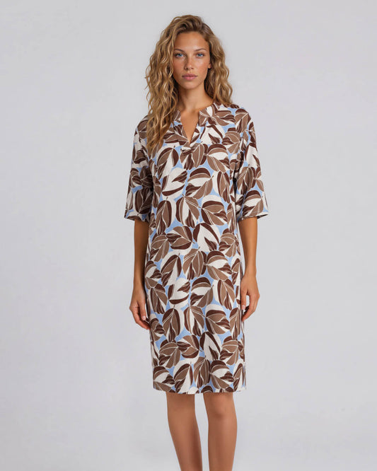 Jurk - Andrien Tulip-ET | Licht-Blauw