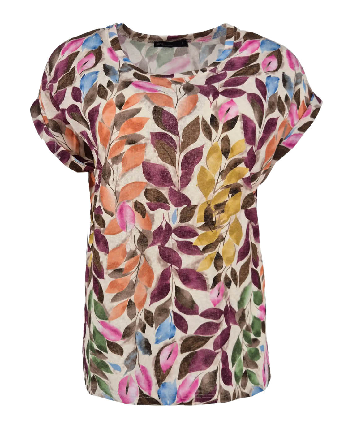 Top Tienus plum grafisch dessin