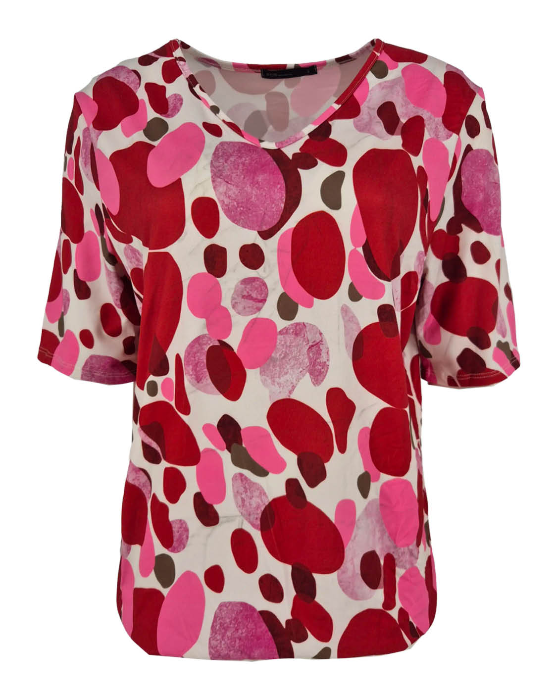 Blouson Vivi grafisch fuchsia dessin