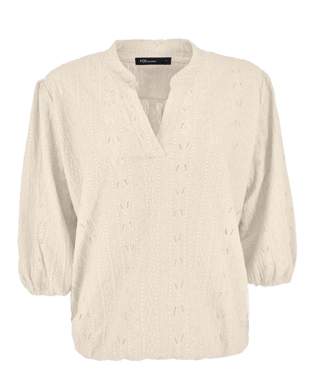 Blouson Kiki off-white broderie stretch
