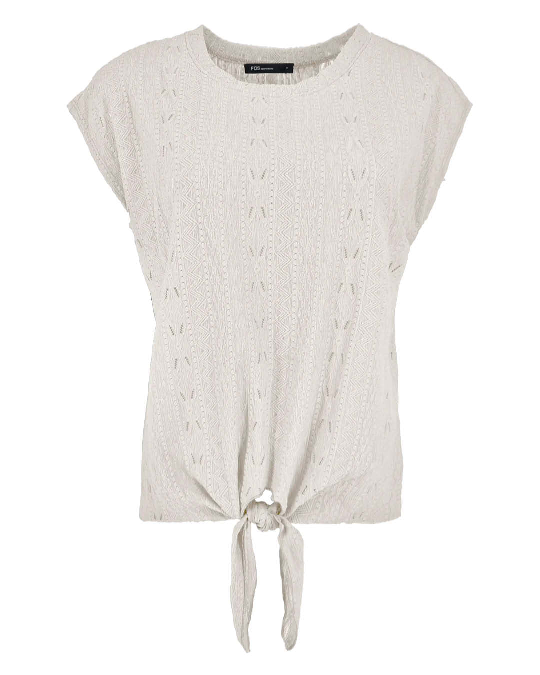 Top Ada off-white broderie stretch