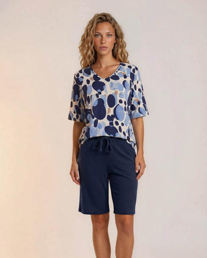 Bermuda broek Ria navy