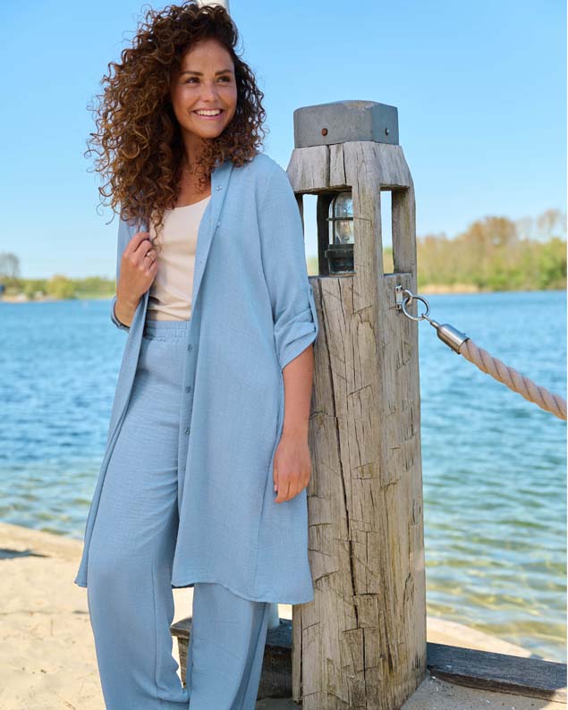 Jurk - Lina Uni lyocell look | Jeans