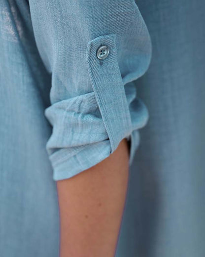 Jurk - Lina Uni lyocell look | Jeans