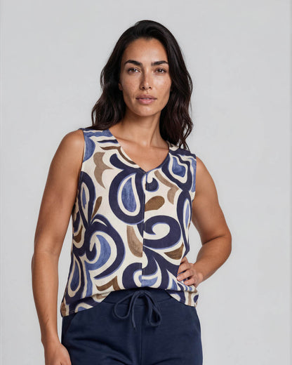 Top - Linda Drip Grande | Navy