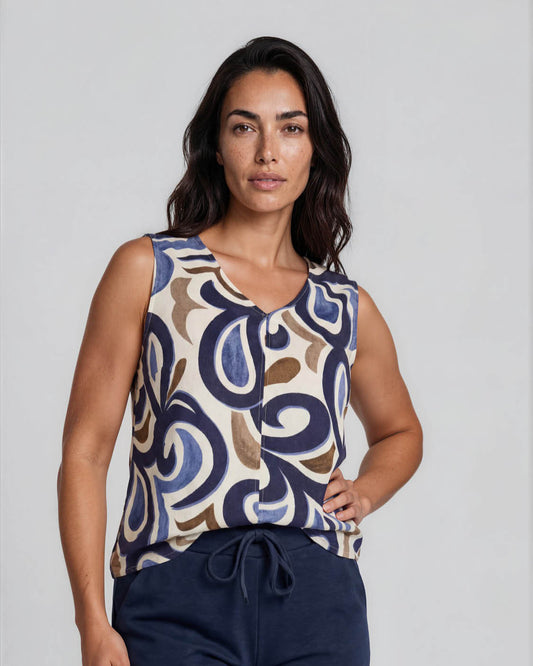 Top - Linda Drip Grande | Navy