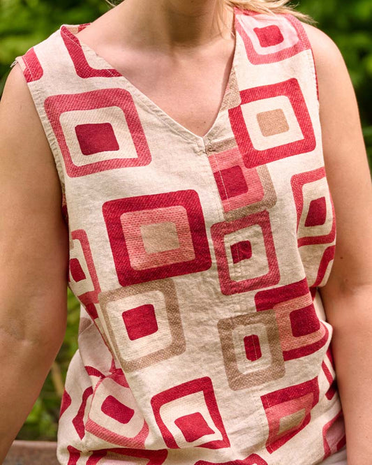 Top - Linda Square | Framboos