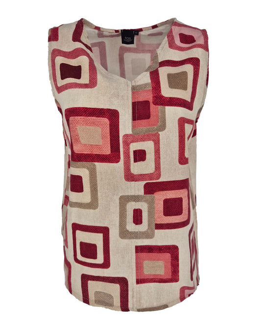 Top - Linda Square | Framboos