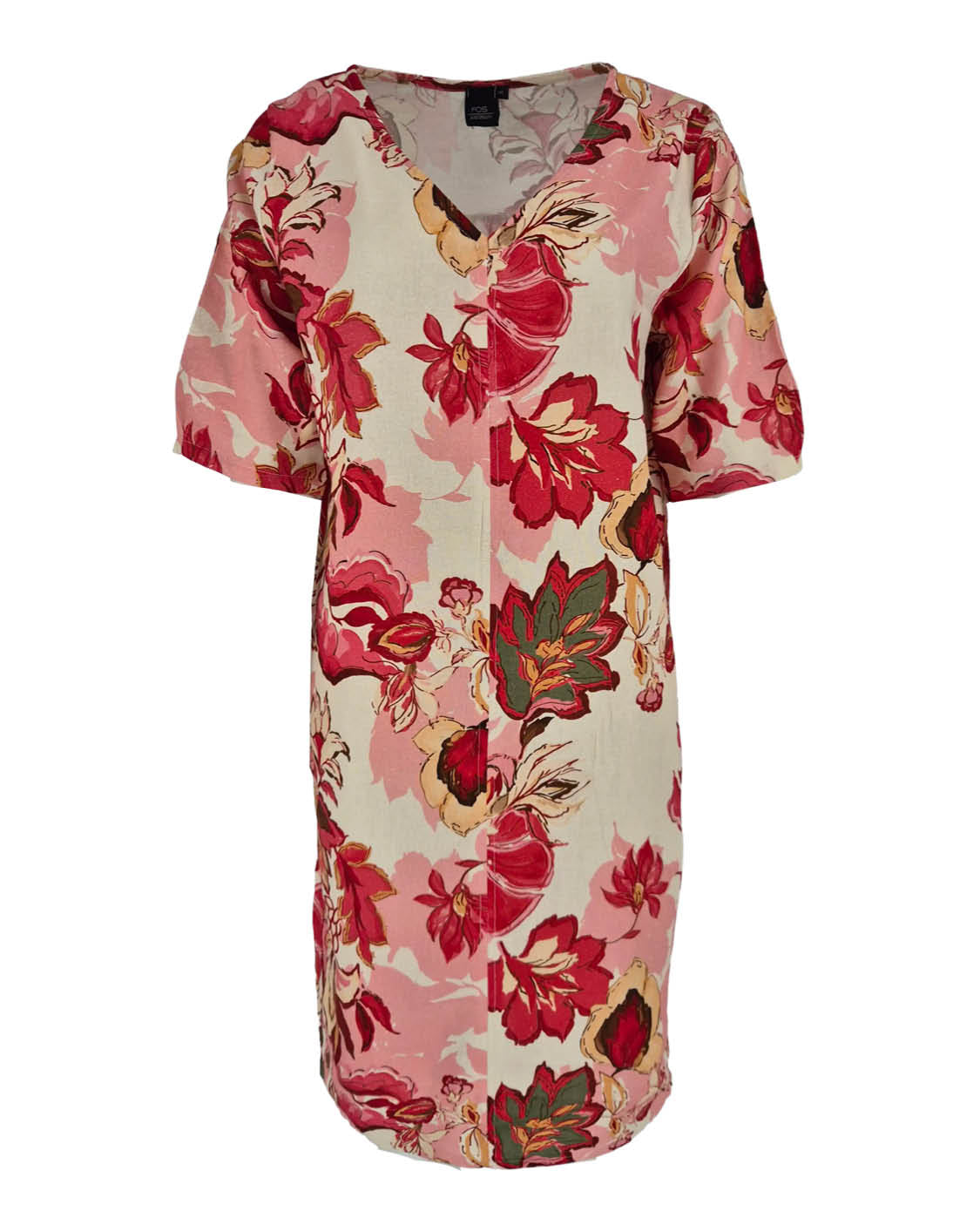 Jurk - Linde Leave shadow | Fuchsia