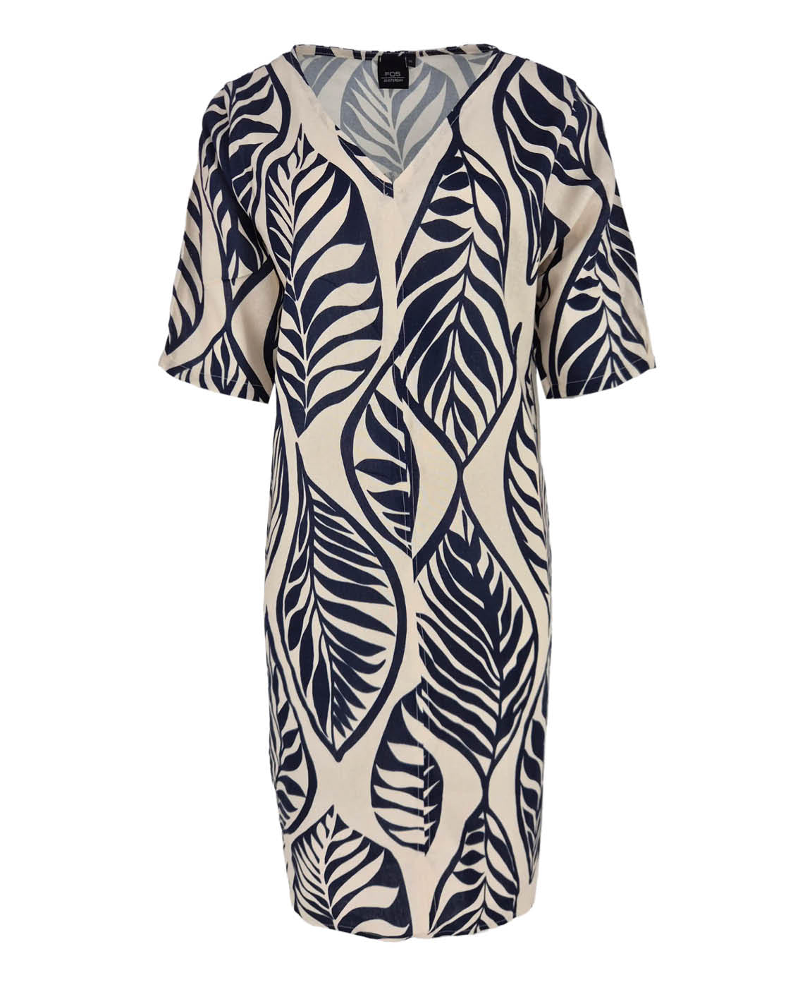 Jurk - Linde Blad stamp | Navy