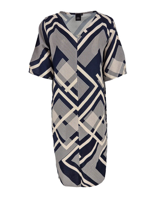 Jurk - Linde Square line | Navy