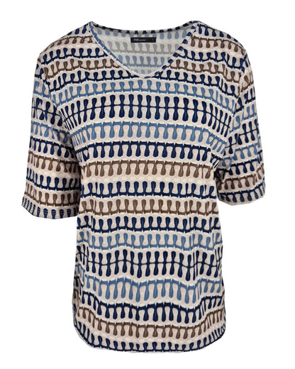 Top - Vivi Knit look | Navy