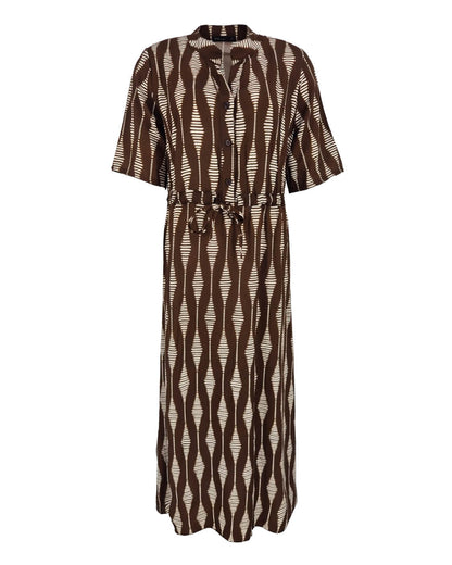 Jurk - Lalia Bohemian Wave | Bruin
