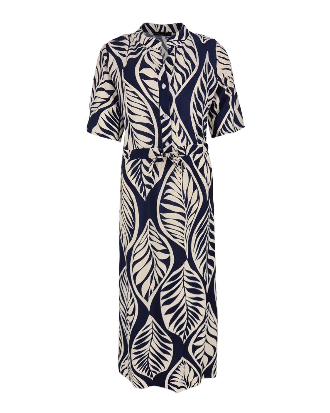 Jurk - Lalia Blad stamp | Navy