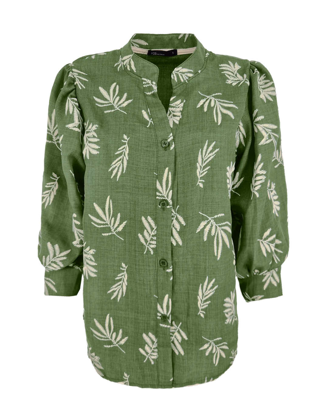 Blouse - Boho Blad puf | Army