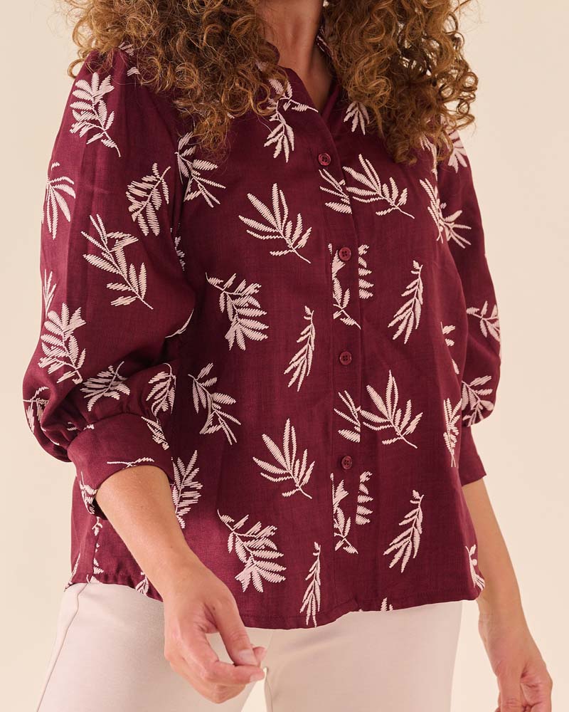 Blouse - Boho Blad puf | Port