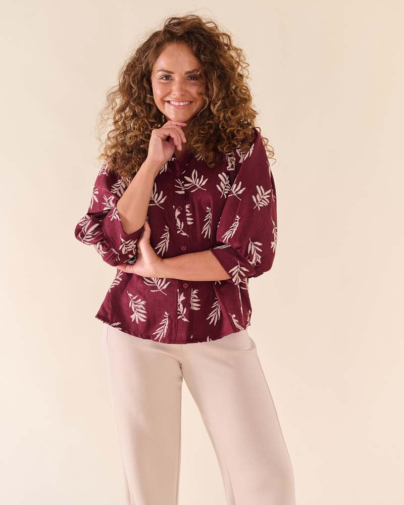 Blouse - Boho Blad puf | Port