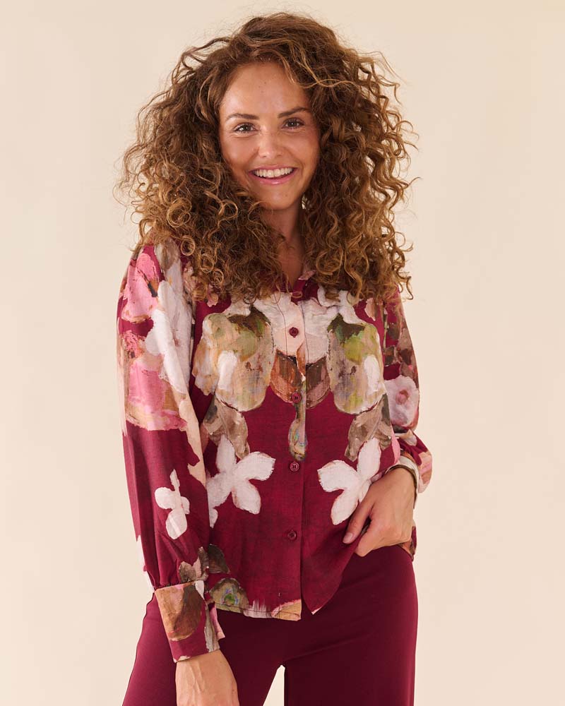 Blouse - Evita Aquarel boeket | Port