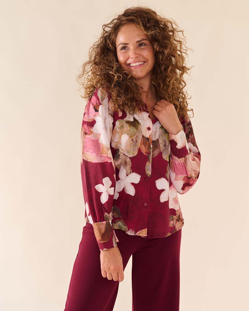 Blouse - Evita Aquarel boeket | Port