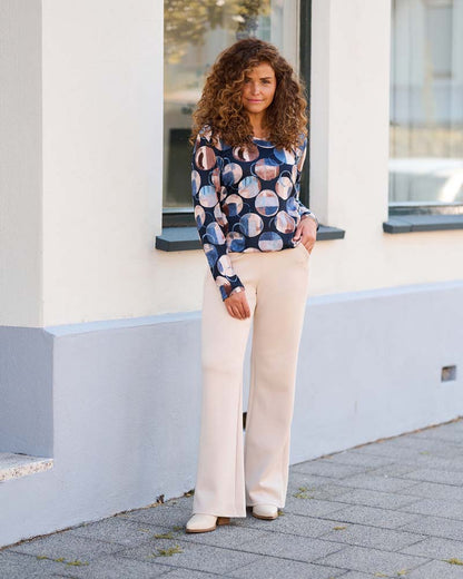 Top - Vivi Moon mosaic-FB | Navy