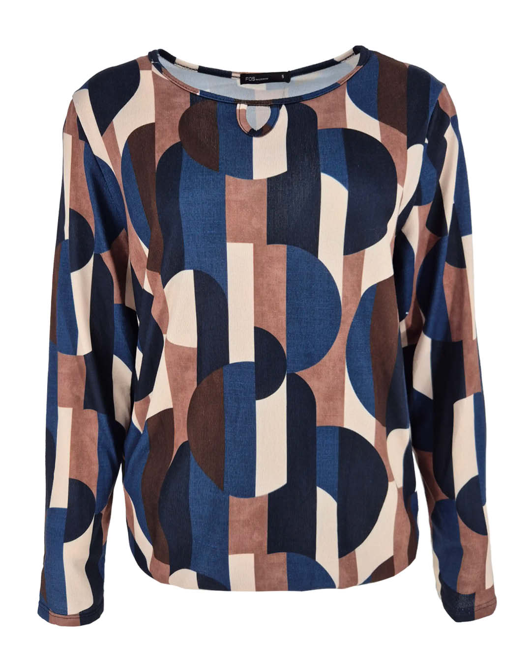 Top - Mimi Geo Arches-FB | Navy