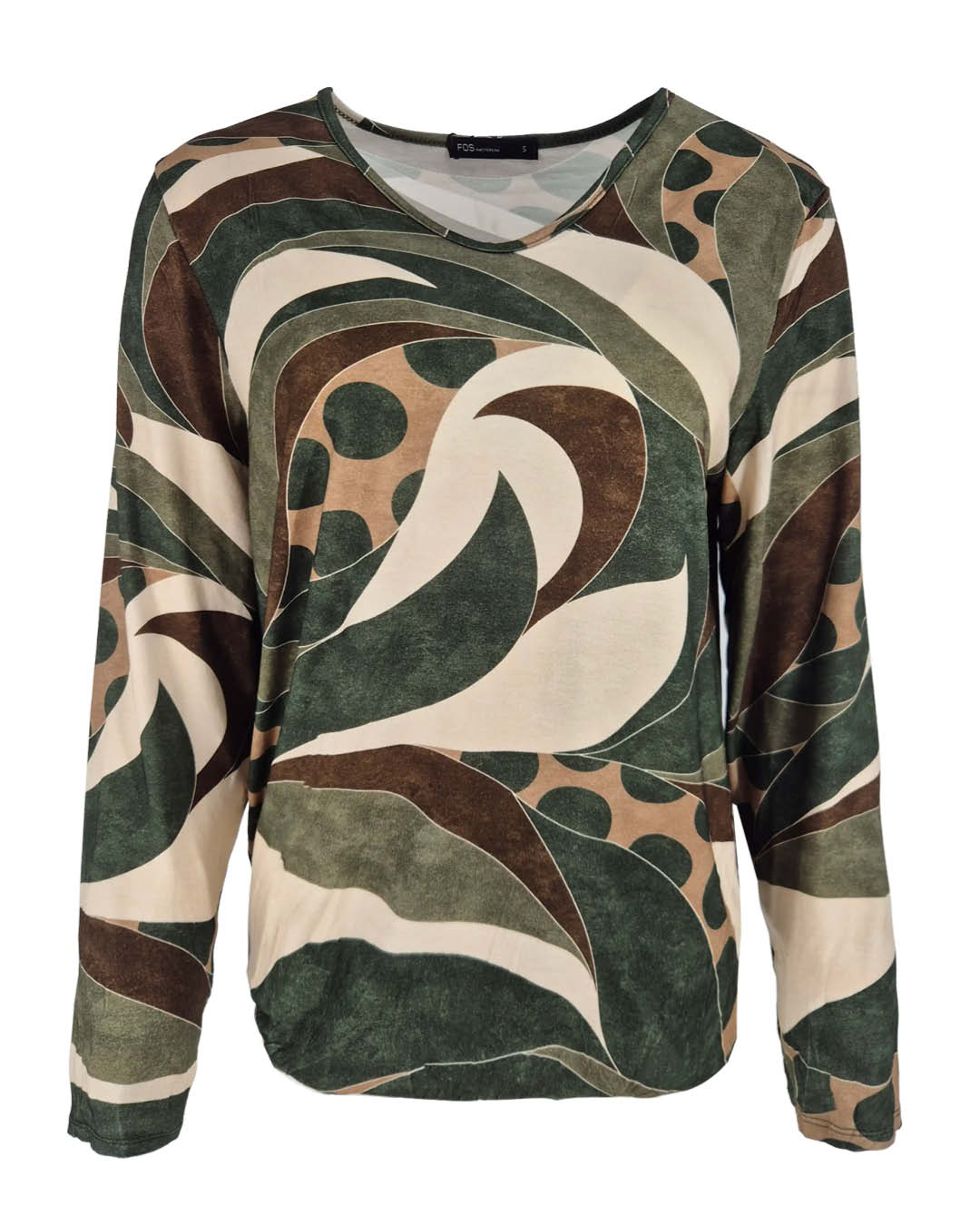 Top - Vivi Swirl nop | Army