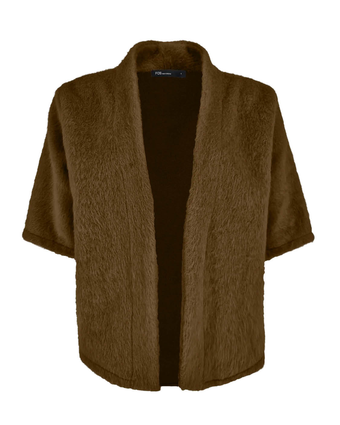 Gilet - Lia Alpaca | Bruin