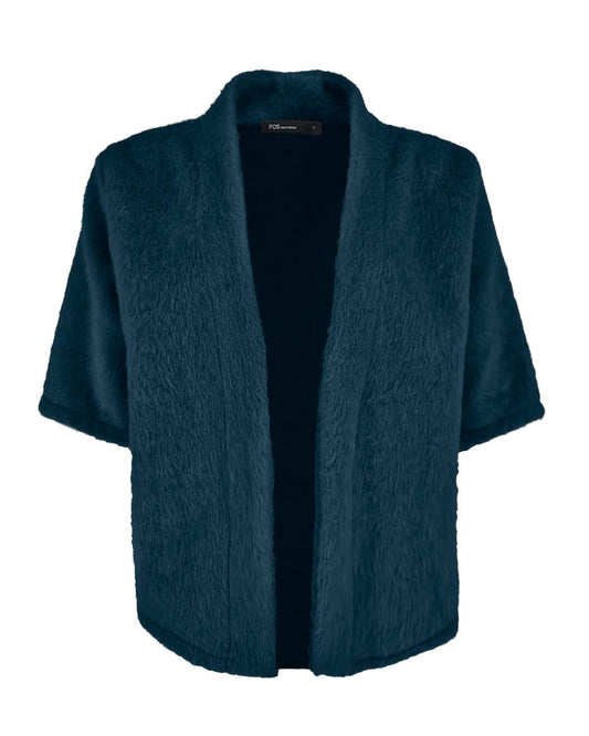 Gilet - Lia Alpaca | Donker-Jeans