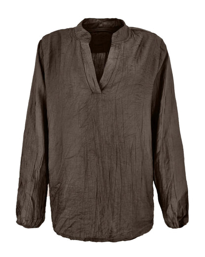 Top - Kyra Uni | Donker-Bruin