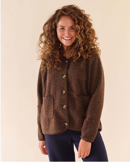 Jack - Kae Boiled wool look | Bruin