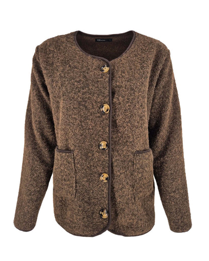 Jack - Kae Boiled wool look | Bruin